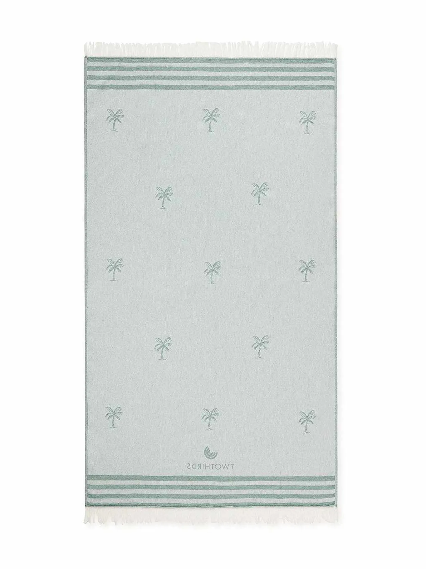 TWOTHIRDS Serviette De Voyage Palmiers Menthe Clearance